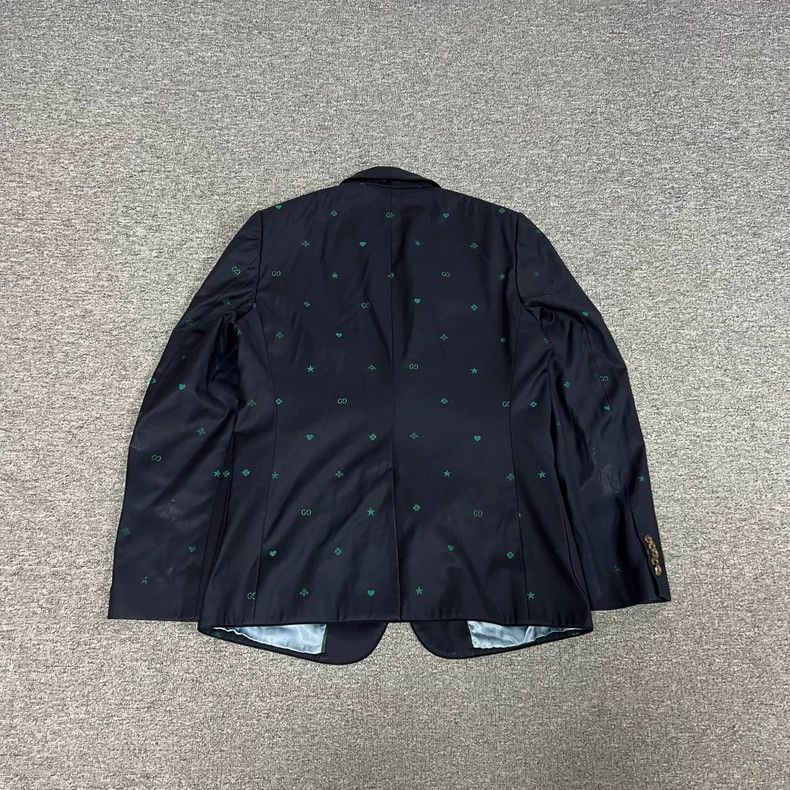 Gucci Gucci full print double G blazer Size US L / EU 52-54 / 3 - 2 Thumbnail