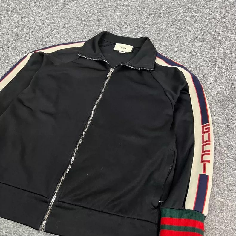 Gucci Gucci Classic Striped Zip Jacket Size US XS / EU 42 / 0 - 3 Thumbnail