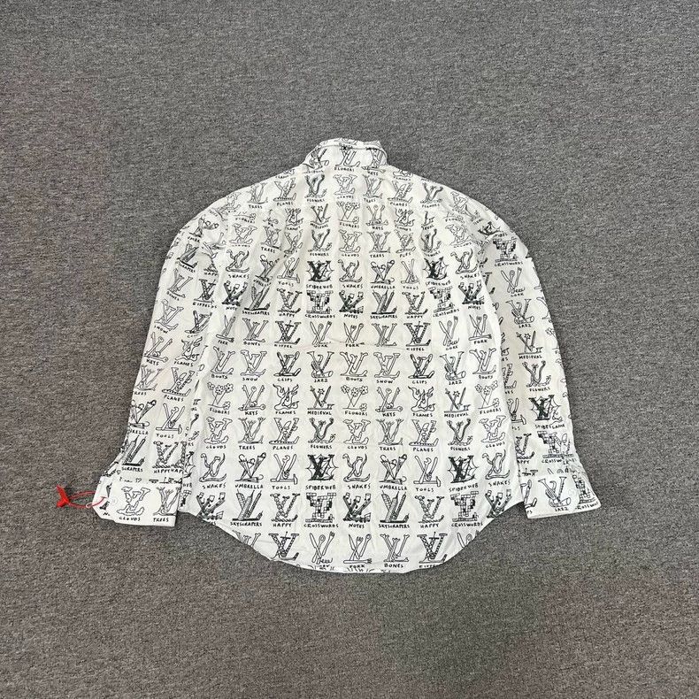 Louis Vuitton Louis Vuitton Long Sleeve Shirt XL Size US XL / EU 56 / 4 - 2 Thumbnail