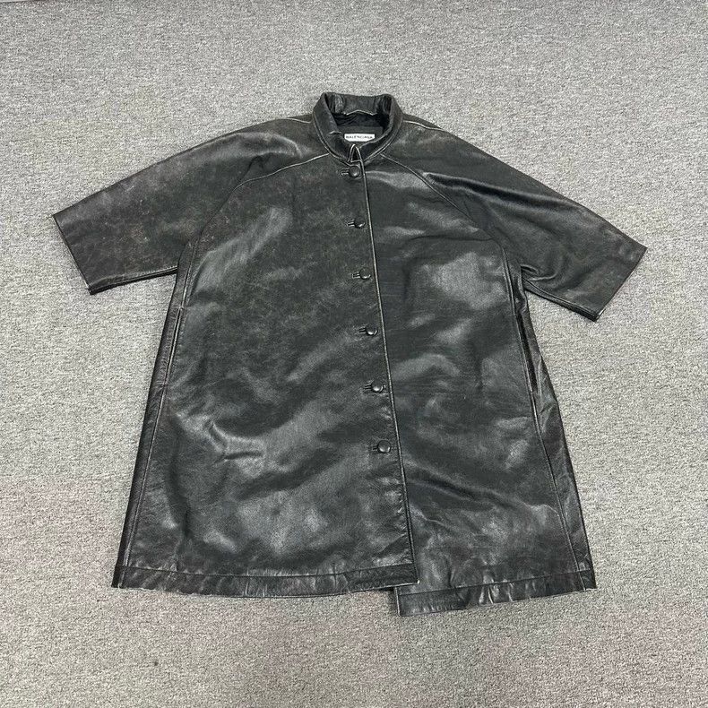 Balenciaga Balenciaga Hand-painted Leather Coat Size US S / EU 44-46 / 1 - 2 Thumbnail