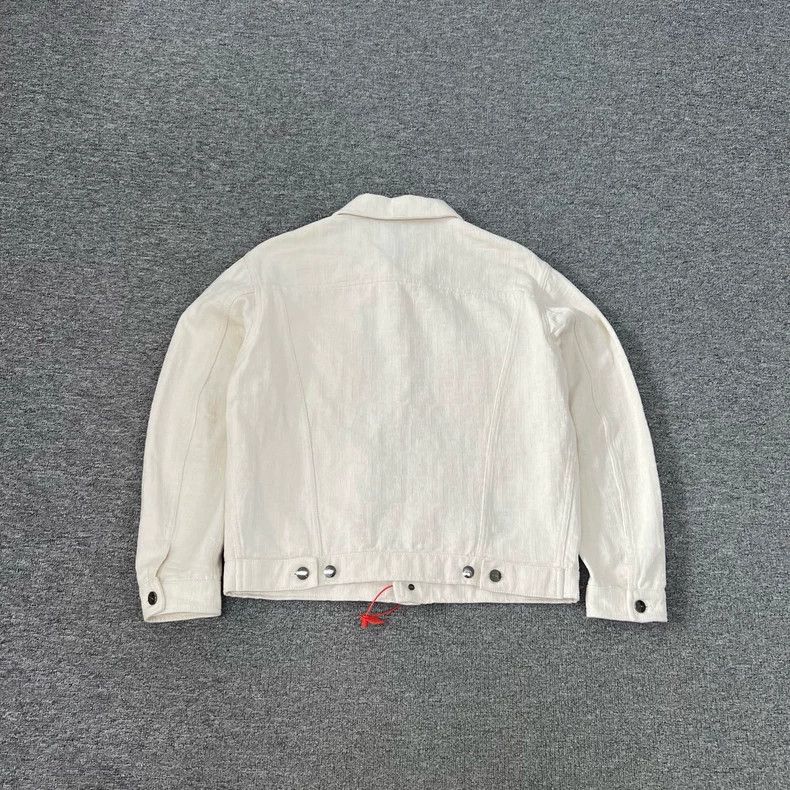 Fendi Fendi Off-White Denim Jacket Size US M / EU 48-50 / 2 - 2 Thumbnail