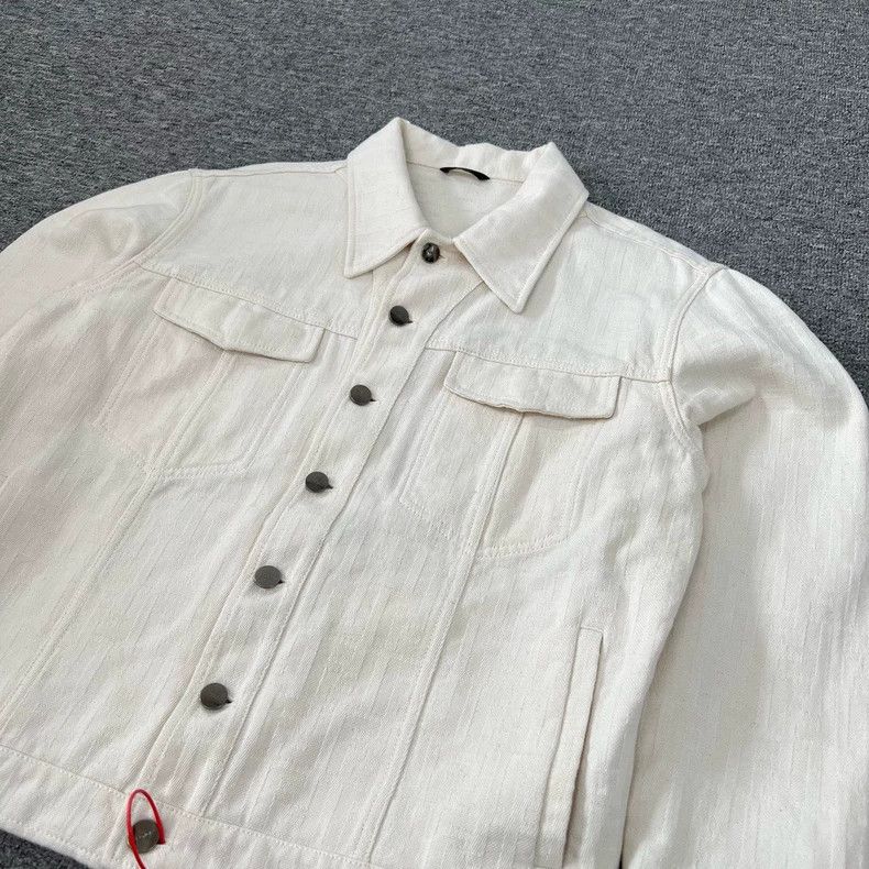 Fendi Fendi Off-White Denim Jacket Size US M / EU 48-50 / 2 - 3 Thumbnail