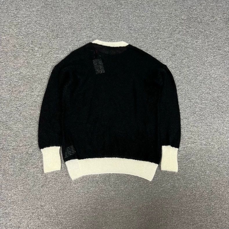Moncler moncler black white knit sweater Size US L / EU 52-54 / 3 - 2 Thumbnail