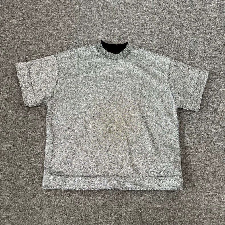 Jil Sander Jil Sander Silver Grey Short Sleeve Sweat Size US M / EU 48-50 / 2 - 3 Thumbnail