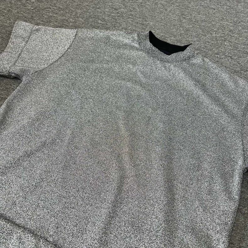 Jil Sander Jil Sander Silver Grey Short Sleeve Sweat Size US M / EU 48-50 / 2 - 6 Thumbnail