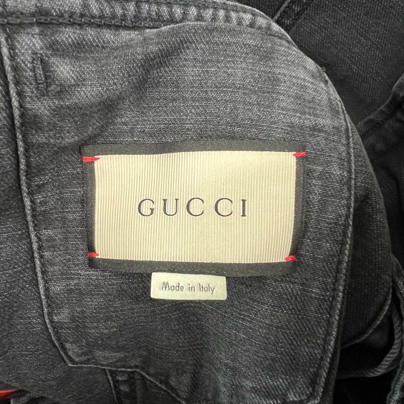 Gucci Gucci Black Panther Denim Jacket Size US M / EU 48-50 / 2 - 6 Thumbnail