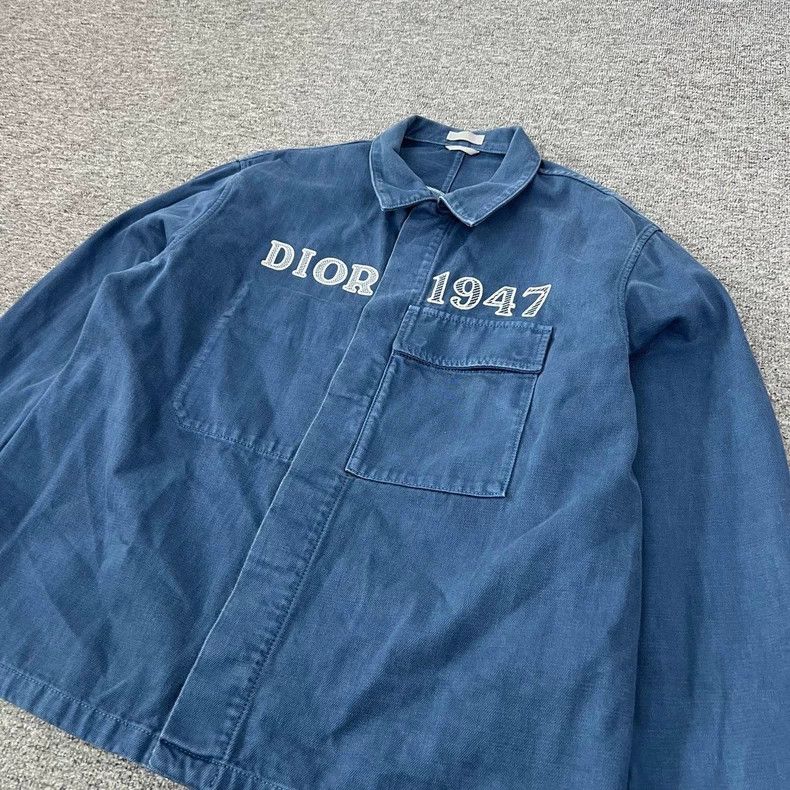 Dior Dior 1947 Embroidered Denim Jacket Size US L / EU 52-54 / 3 - 3 Thumbnail