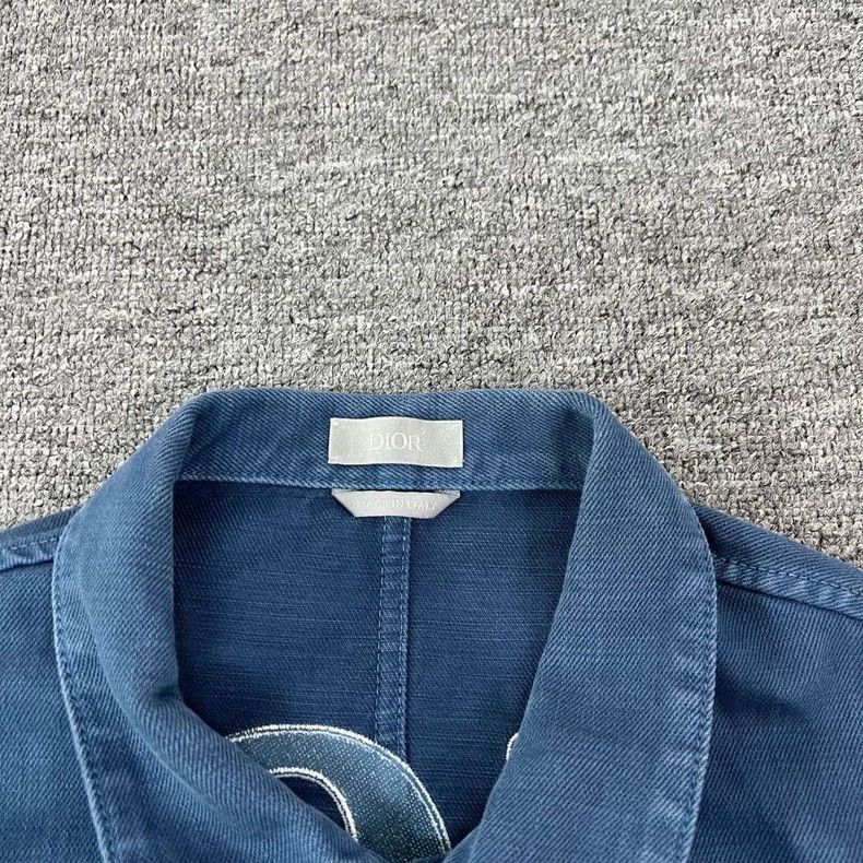 Dior Dior 1947 Embroidered Denim Jacket Size US L / EU 52-54 / 3 - 7 Thumbnail