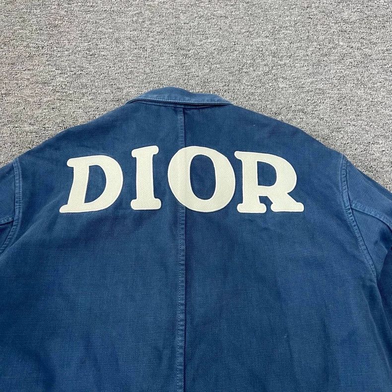 Dior Dior 1947 Embroidered Denim Jacket Size US L / EU 52-54 / 3 - 4 Thumbnail