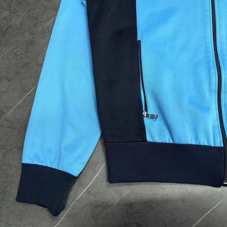 Gucci Gucci Blue Black Zip-Up Jacket Size US M / EU 48-50 / 2 - 4 Thumbnail