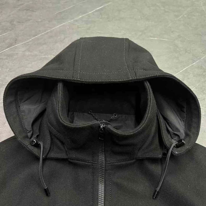 Louis Vuitton Louis Vuitton Black Zip Hooded Jacket Size US L / EU 52-54 / 3 - 3 Thumbnail