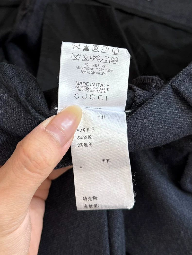 Gucci Gucci Paris Buckle Wool Trousers Size US 44 / EU 60 - 9 Thumbnail