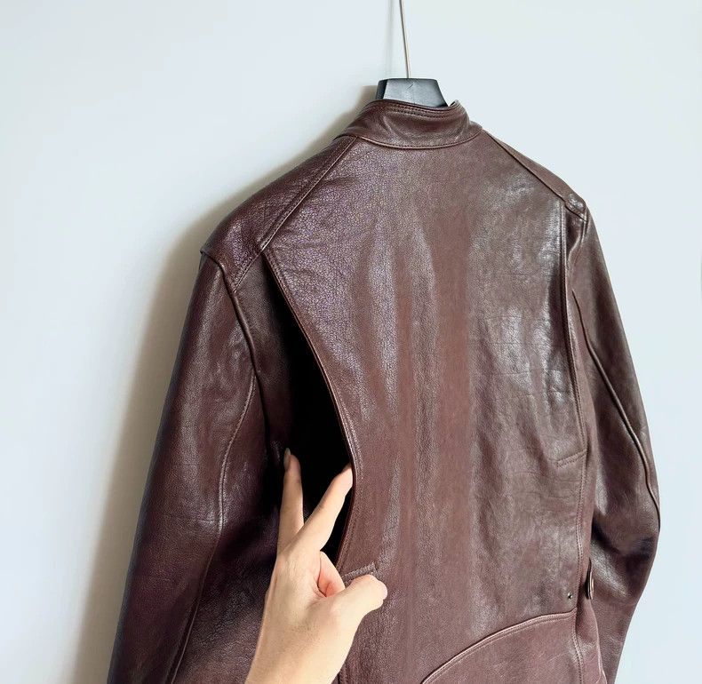 Burberry Burberry Brown Leather Jacket Size US L / EU 52-54 / 3 - 4 Thumbnail