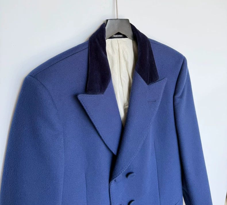 Alexander McQueen Alexander McQueen blue double-breasted coat Size US L / EU 52-54 / 3 - 4 Thumbnail