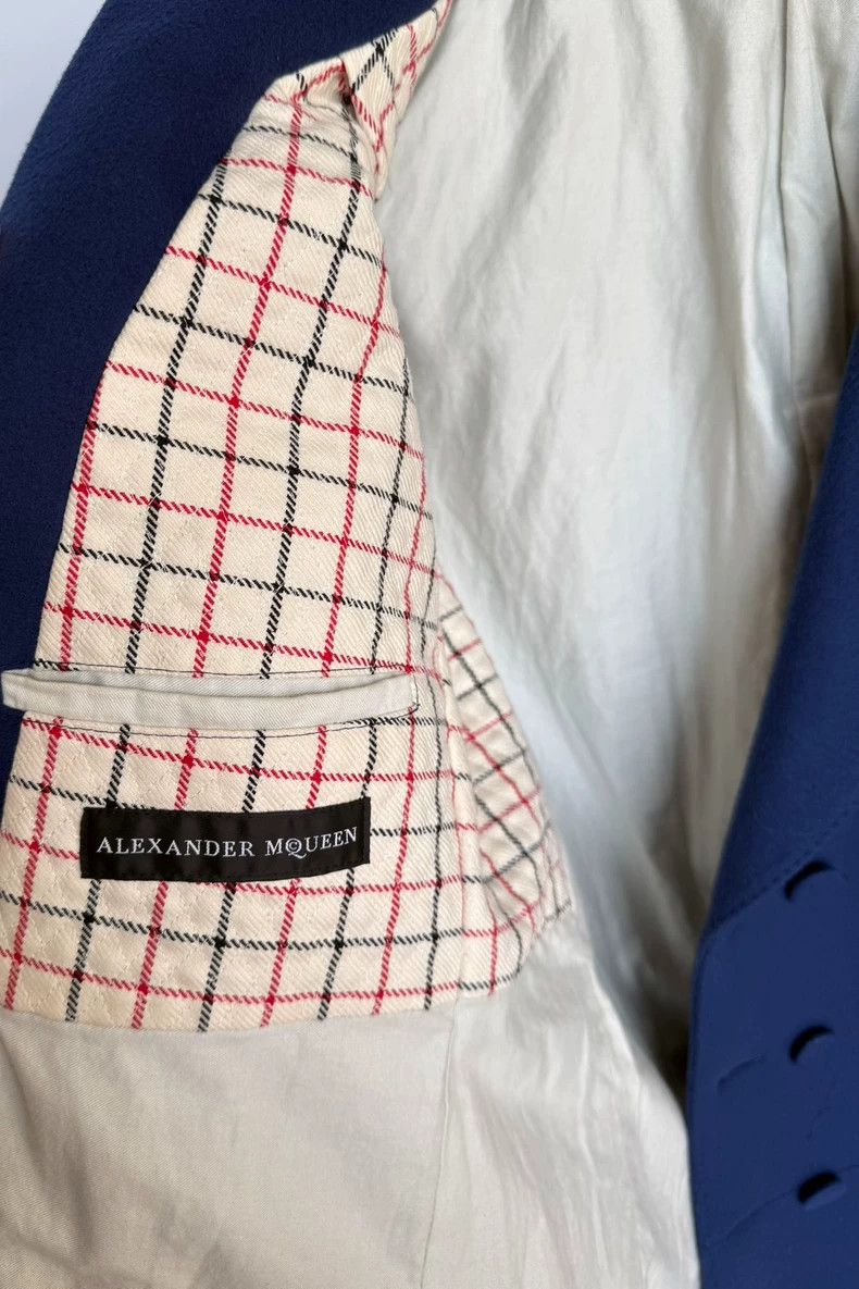 Alexander McQueen Alexander McQueen blue double-breasted coat Size US L / EU 52-54 / 3 - 7 Thumbnail