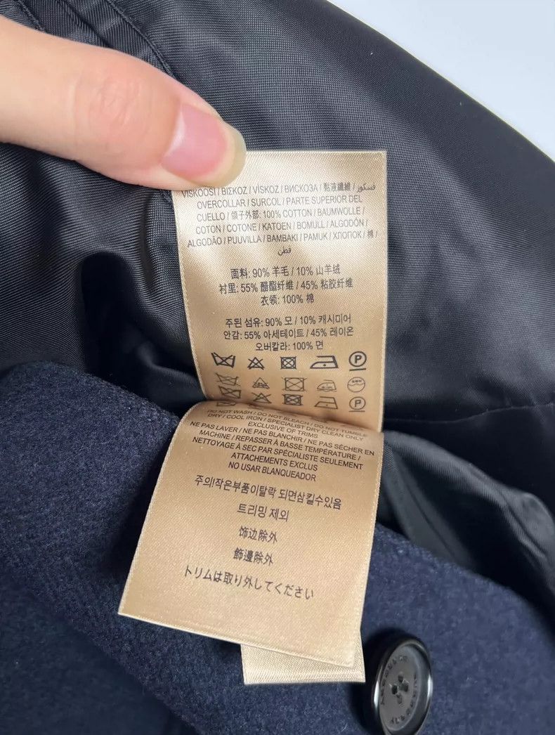 Burberry Burberry Dark Blue Chester Coat Size US L / EU 52-54 / 3 - 6 Thumbnail