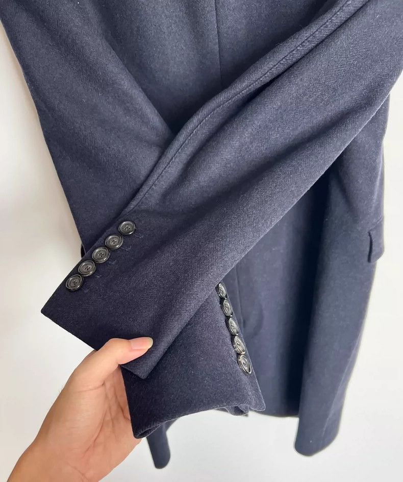 Burberry Burberry Dark Blue Chester Coat Size US L / EU 52-54 / 3 - 2 Thumbnail