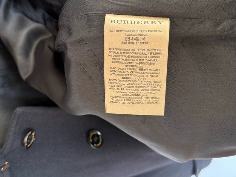 Burberry Burberry Cashmere Balmacaan Coat Size US L / EU 52-54 / 3 - 8 Thumbnail