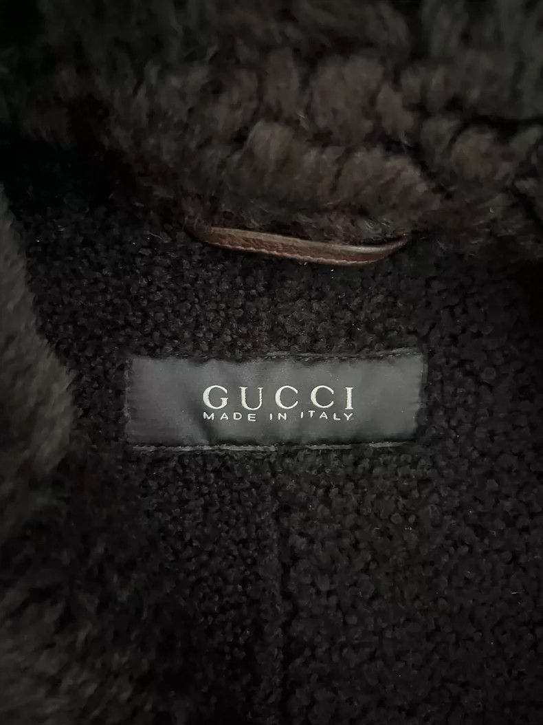 Gucci Gucci Shearling Leather Jacket Size US L / EU 52-54 / 3 - 7 Thumbnail