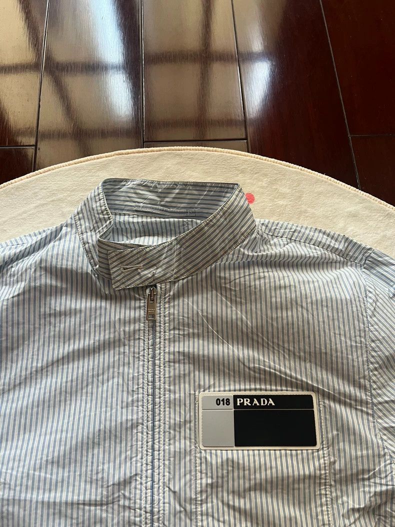 Prada prada short sleeve striped shirt Size US L / EU 52-54 / 3 - 8 Thumbnail
