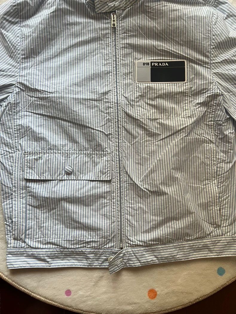Prada prada short sleeve striped shirt Size US L / EU 52-54 / 3 - 9 Thumbnail