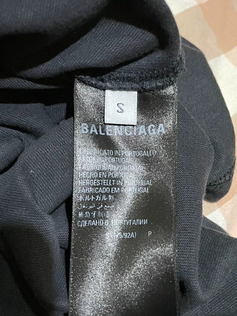 Balenciaga balenciaga 3xl black short sleeve Size US S / EU 44-46 / 1 - 4 Thumbnail