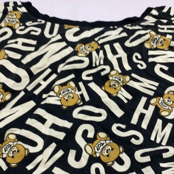 Moschino Moschino Teddy Bear Print Short Sleeve T-Shirt 0079 Size XL / US 12-14 / IT 48-50 - 6 Thumbnail
