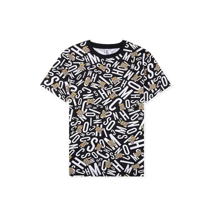 Moschino Moschino Teddy Bear Print Short Sleeve T-Shirt 0079 Size XL / US 12-14 / IT 48-50 - 2 Thumbnail
