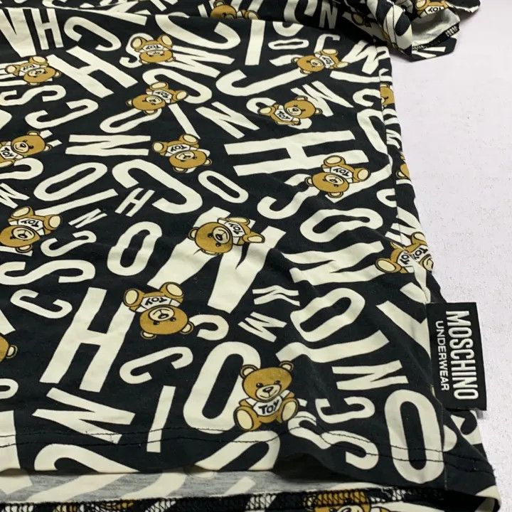 Moschino Moschino Teddy Bear Print Short Sleeve T-Shirt 0079 Size XL / US 12-14 / IT 48-50 - 9 Thumbnail