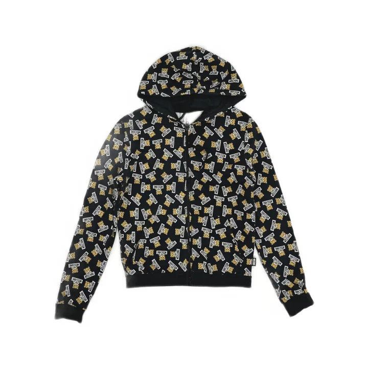 Moschino Moschino Hooded Bear Zip-Up Sweatshirt 0079 Size XS / US 0-2 / IT 36-38 - 2 Thumbnail