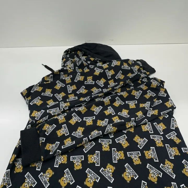 Moschino Moschino Hooded Bear Zip-Up Sweatshirt 0079 Size XS / US 0-2 / IT 36-38 - 11 Thumbnail