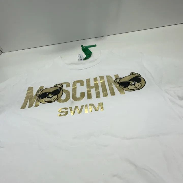 Moschino Moschino Panda Logo Short Sleeve T-Shirt 0079 Size XS / US 0-2 / IT 36-38 - 8 Thumbnail
