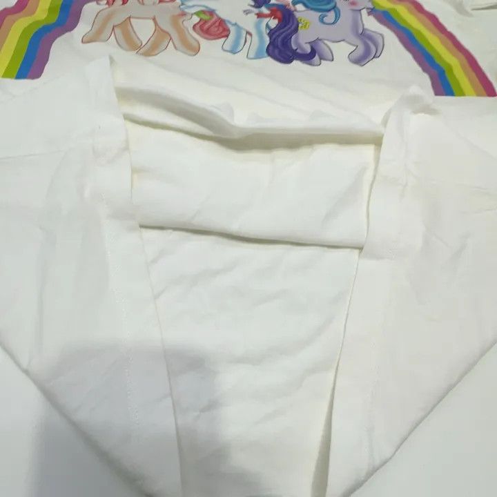 Moschino Moschino Rainbow Pony Print T-Shirt for Women 0079 Size XXS / US 00 / IT 34 - 9 Thumbnail