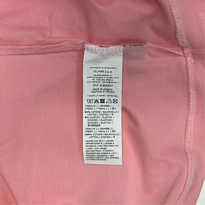 Moschino Moschino Pink Underbear Short Sleeve T-Shirt 0079 Size L / US 10 / IT 46 - 3 Thumbnail