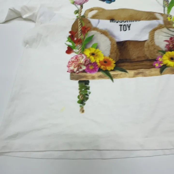 Moschino Moschino Teddy Bear Garden Print T-Shirt 0079 Size S / US 4 / IT 40 - 16 Thumbnail