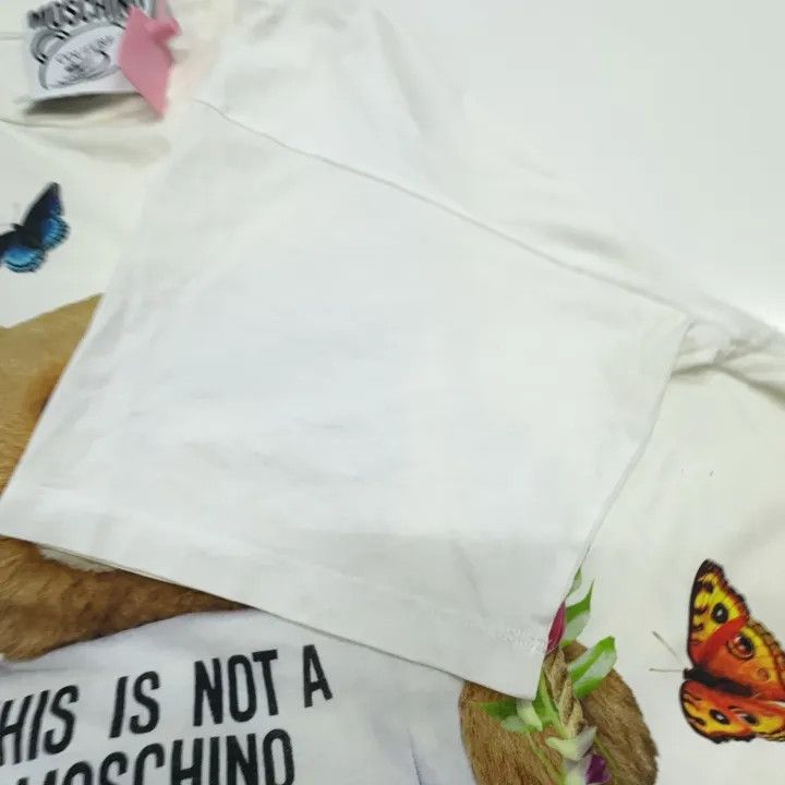 Moschino Moschino Teddy Bear Garden Print T-Shirt 0079 Size S / US 4 / IT 40 - 12 Thumbnail