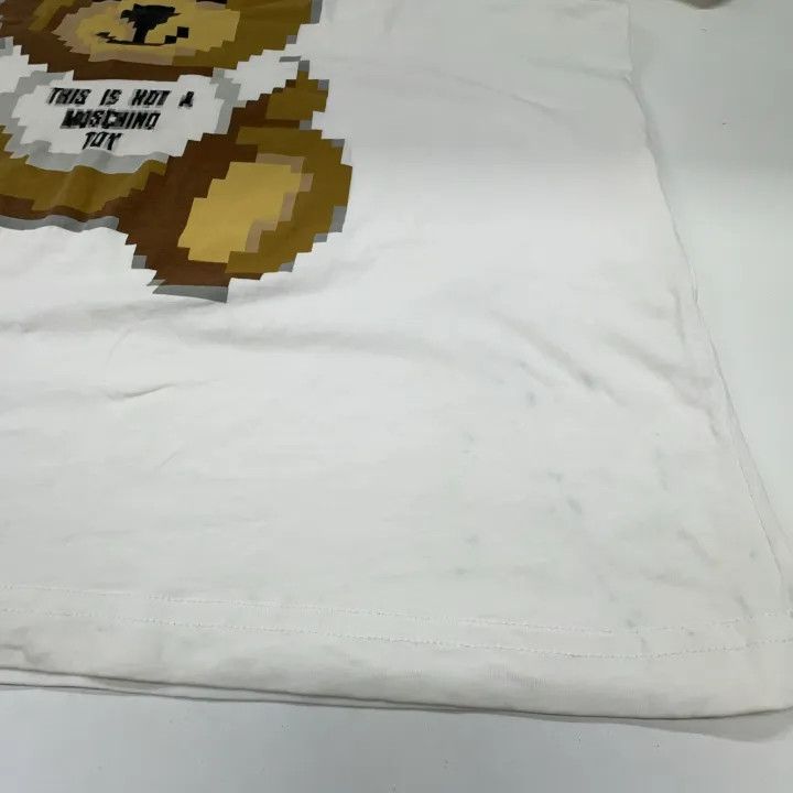 Moschino Moschino Teddy Bear Print Short Sleeve T-shirt 0079 Size S / US 4 / IT 40 - 7 Thumbnail