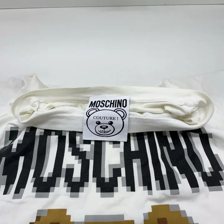 Moschino Moschino Teddy Bear Print Short Sleeve T-shirt 0079 Size S / US 4 / IT 40 - 8 Thumbnail