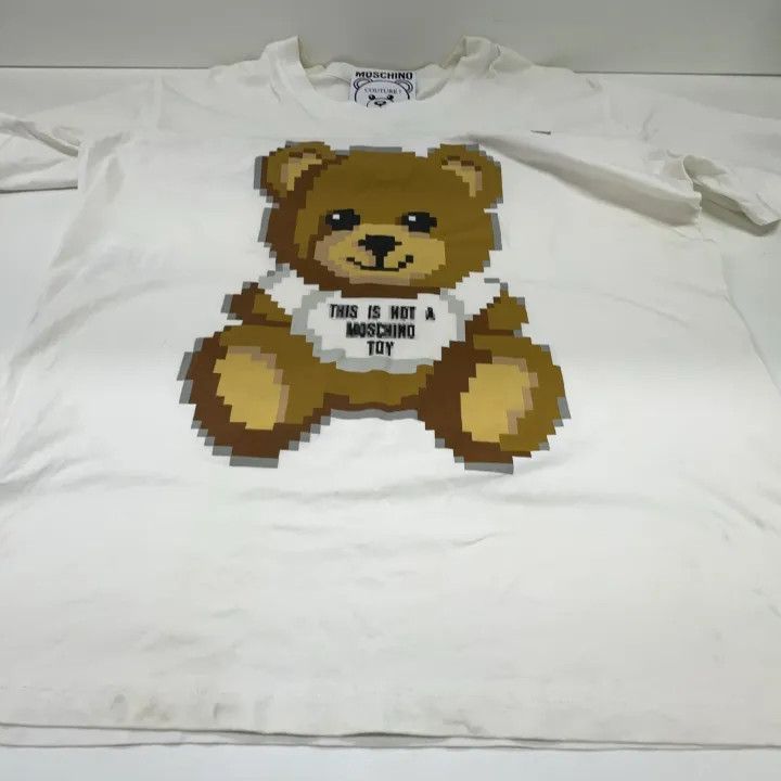 Moschino Moschino Teddy Bear Print Short Sleeve T-shirt 0079 Size S / US 4 / IT 40 - 10 Thumbnail