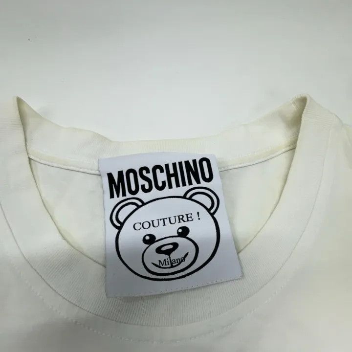 Moschino Moschino Teddy Bear Print Short Sleeve T-shirt 0079 Size S / US 4 / IT 40 - 4 Thumbnail