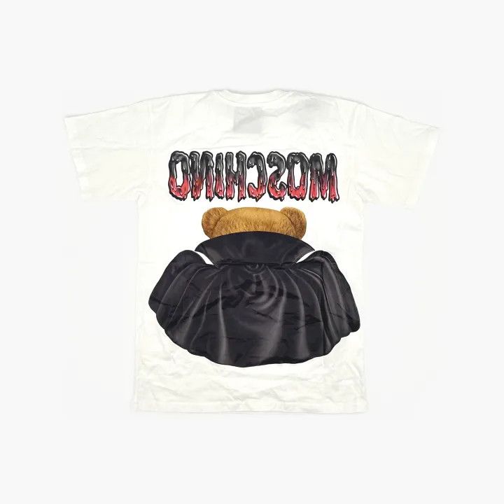 Moschino Moschino SS21 Teddy Bear Graphic T-Shirt 0079 Size XS / US 0-2 / IT 36-38 - 3 Thumbnail