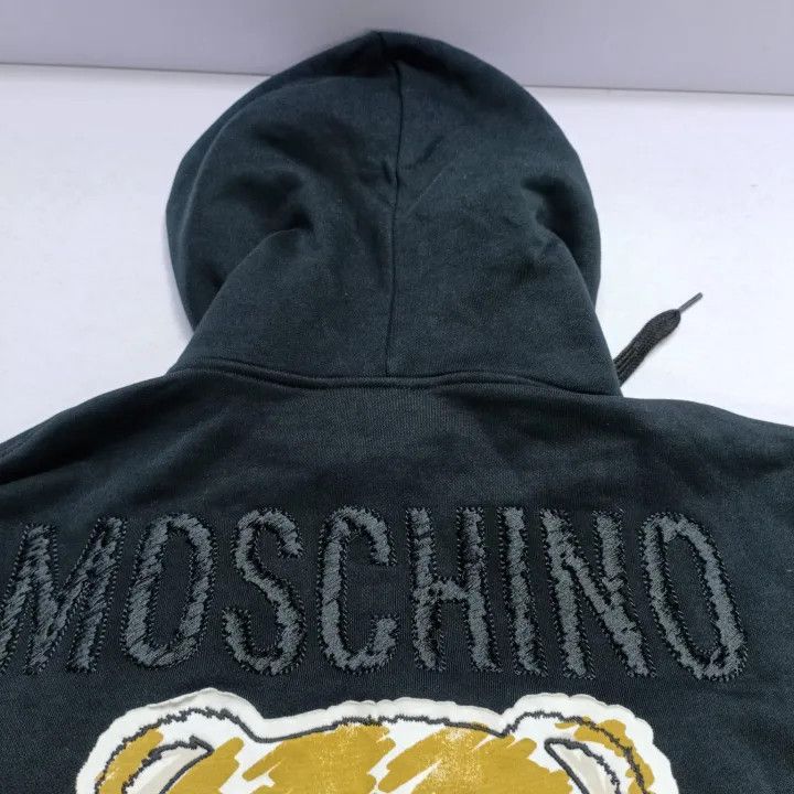 Moschino Moschino Graffiti Bear Hoodie for Women 0079 Size L / US 10 / IT 46 - 6 Thumbnail