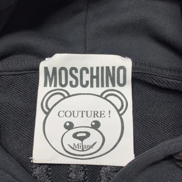 Moschino Moschino Graffiti Bear Hoodie for Women 0079 Size L / US 10 / IT 46 - 4 Thumbnail
