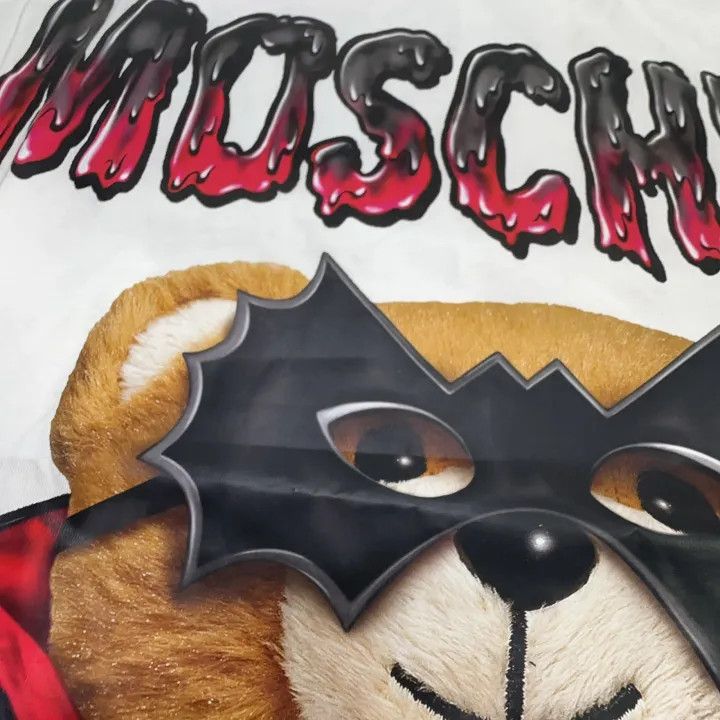 Moschino Moschino SS21 Cartoon Bear Short Sleeve T-Shirt 0079 Size S / US 4 / IT 40 - 10 Thumbnail