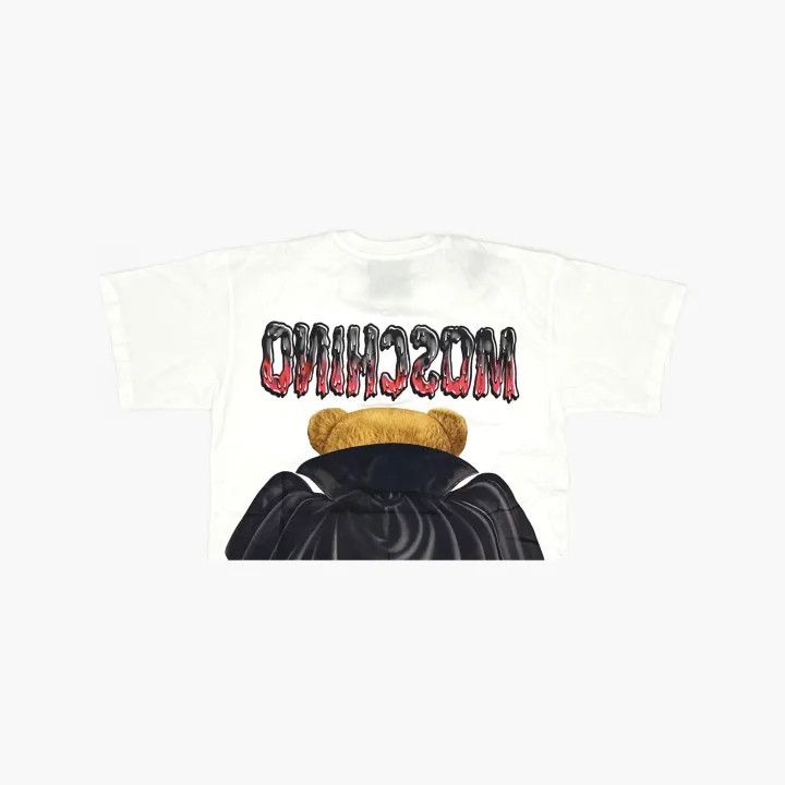 Moschino Moschino SS21 Cartoon Bear Short Sleeve T-Shirt 0079 Size S / US 4 / IT 40 - 3 Thumbnail