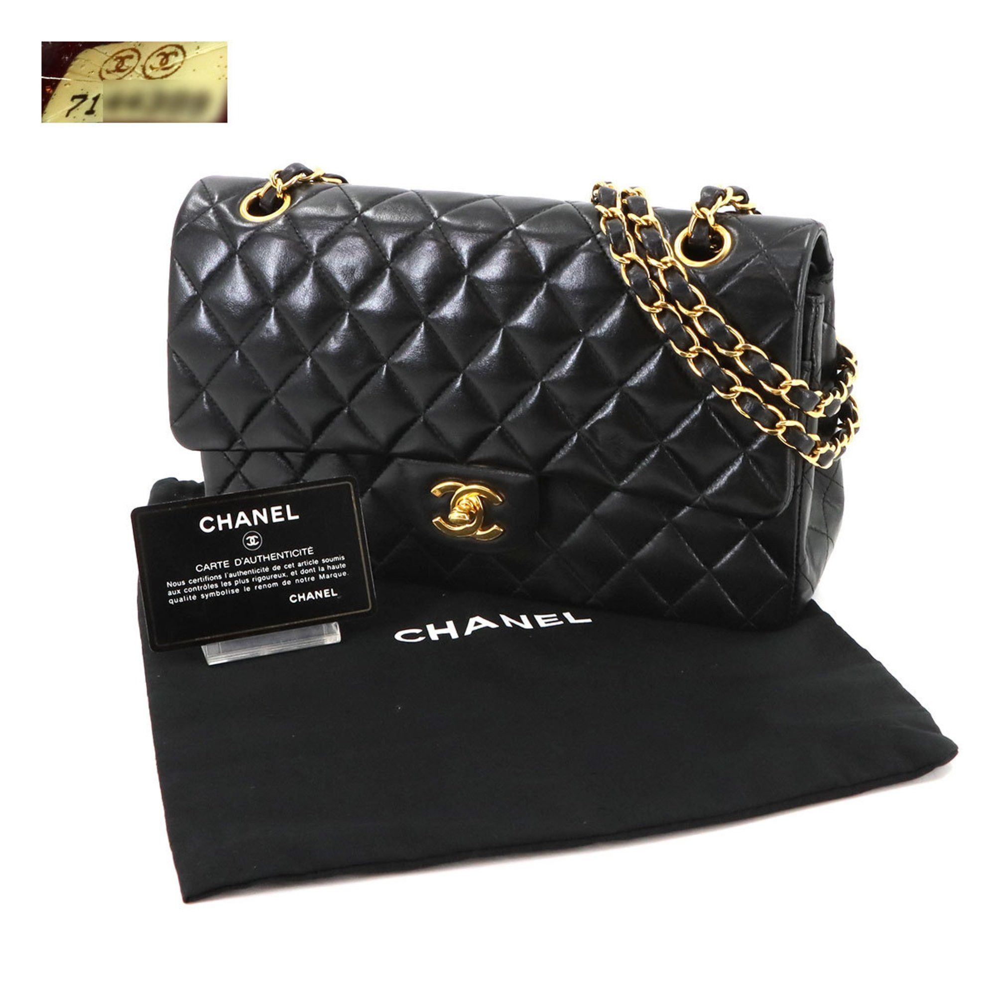 Chanel Chanel Flap Bag Cuir Noir shoulder Size ONE SIZE - 9 Thumbnail