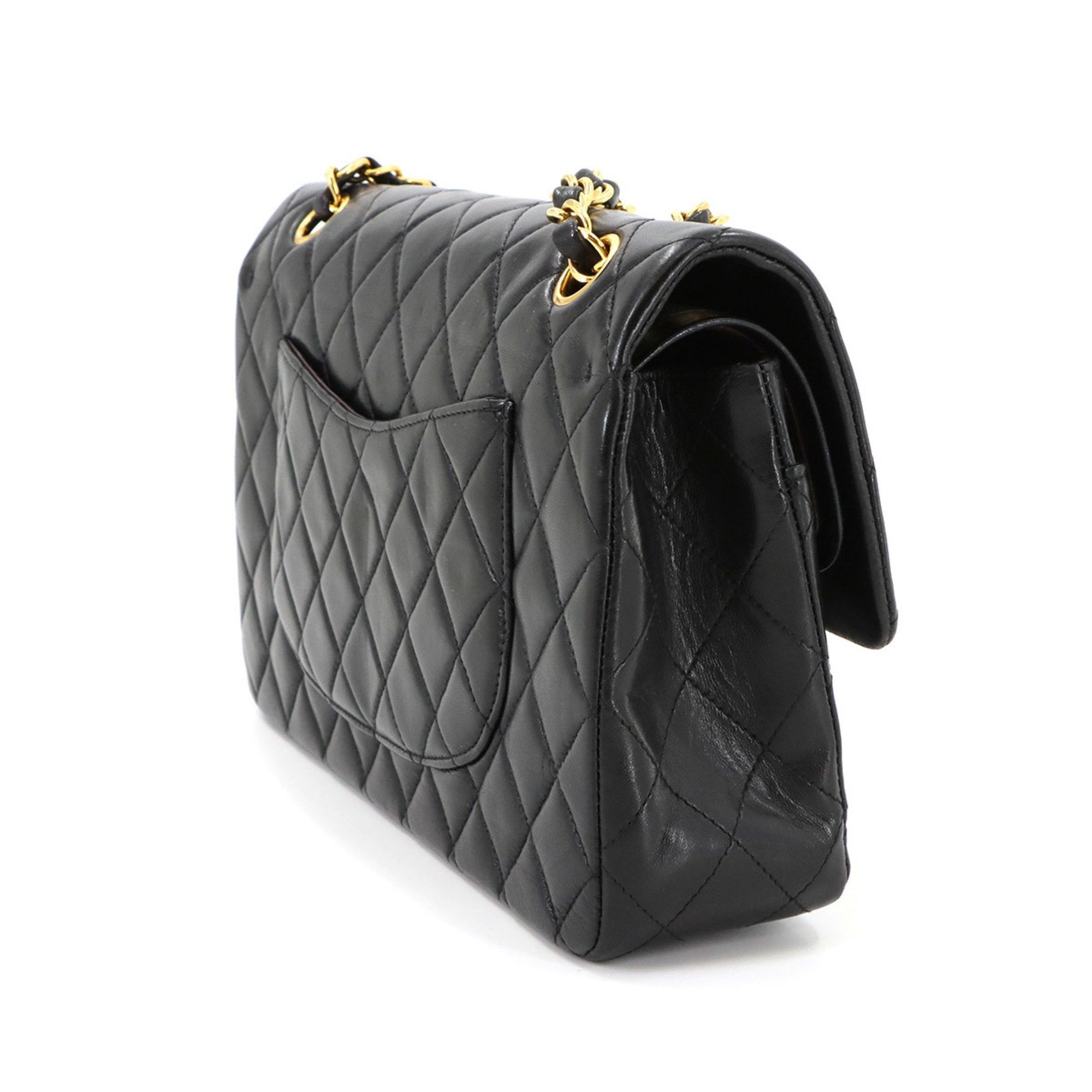 Chanel Chanel Flap Bag Cuir Noir shoulder Size ONE SIZE - 3 Thumbnail