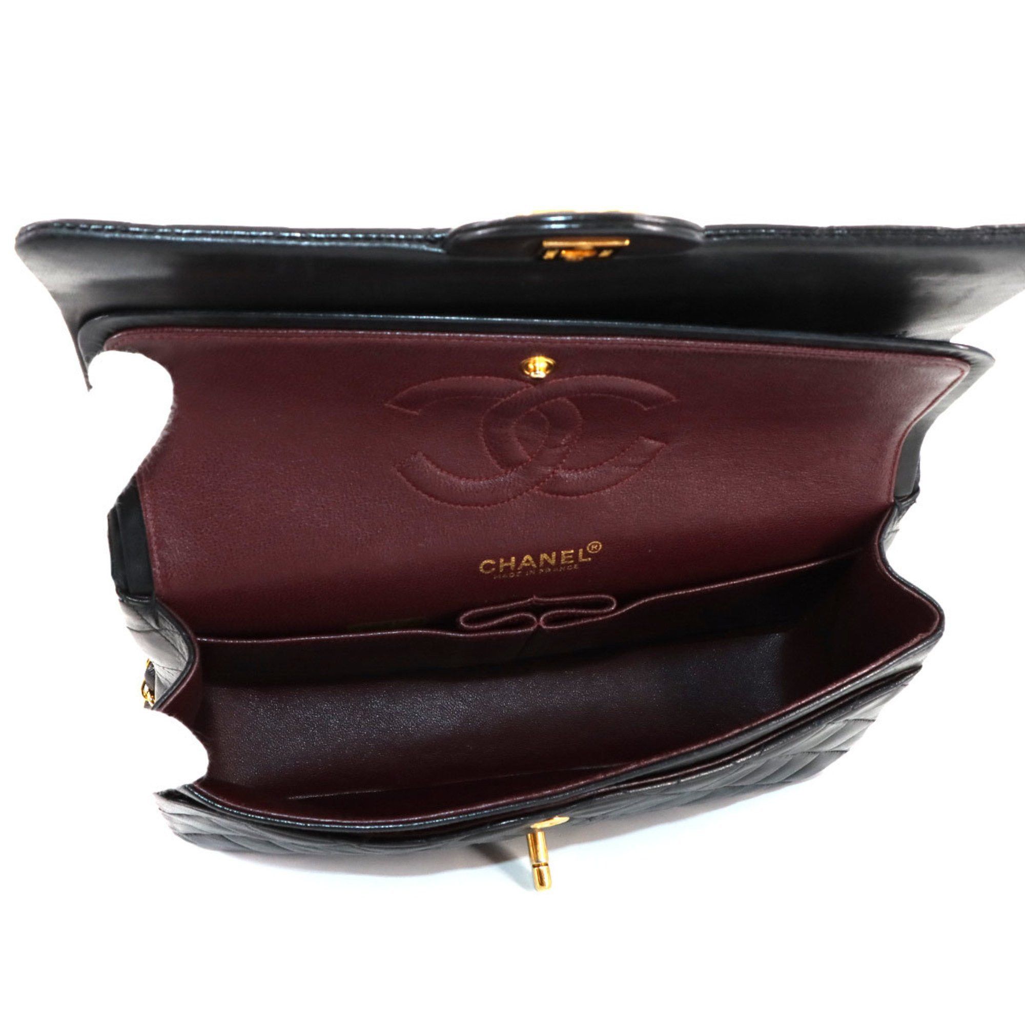 Chanel Chanel Flap Bag Cuir Noir shoulder Size ONE SIZE - 7 Thumbnail