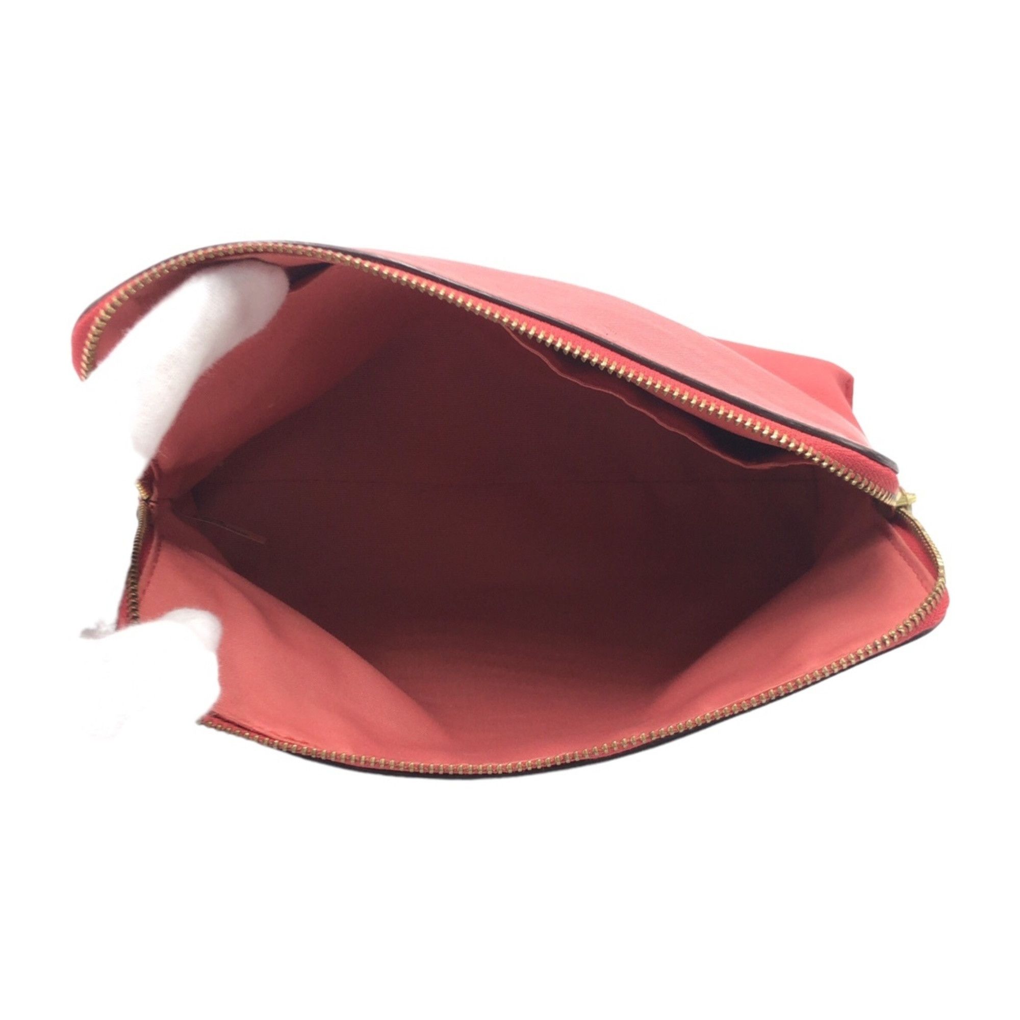 Coach COACH Pink Gold Hardware Calfskin Pouch for Women Size ONE SIZE - 7 Thumbnail