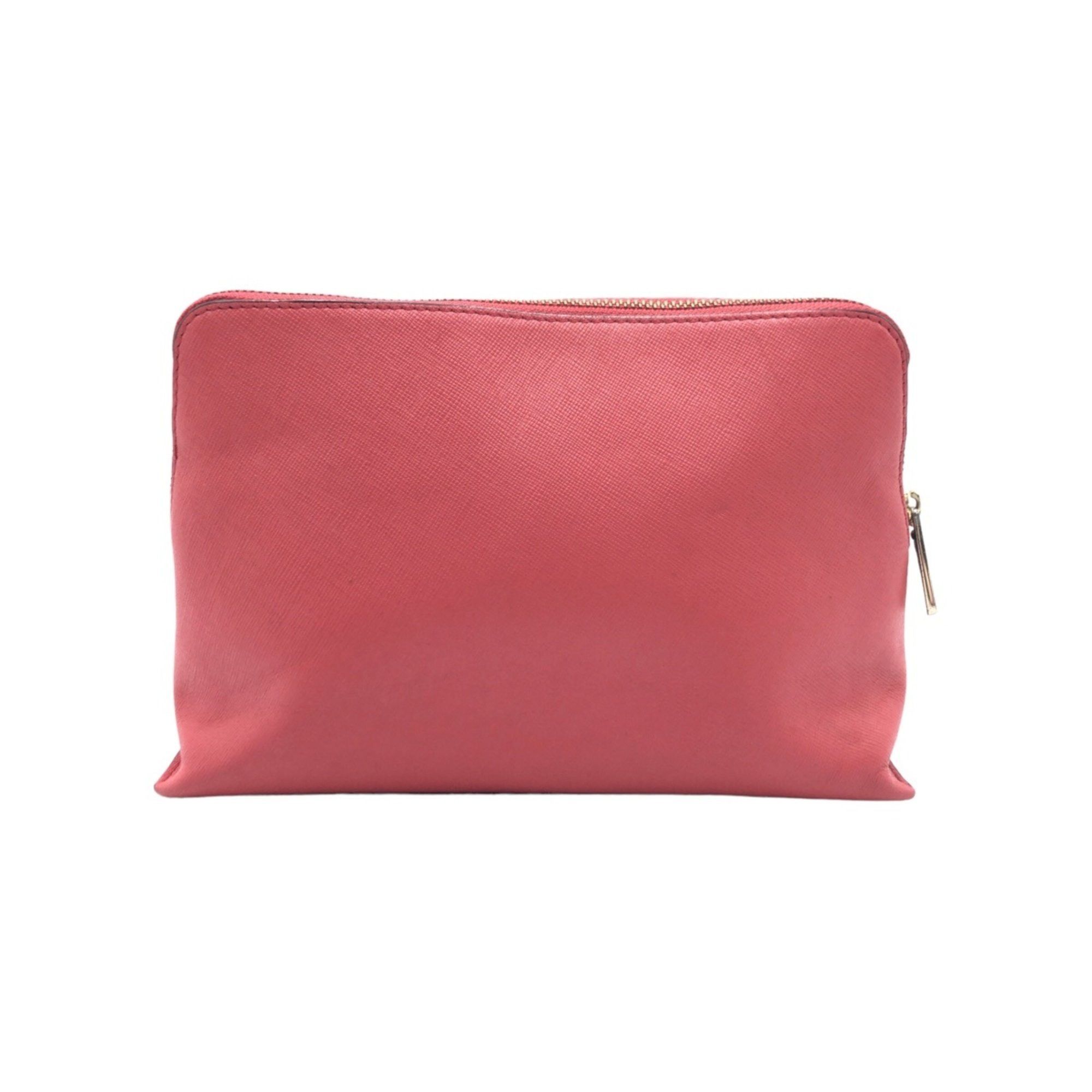 Coach COACH Pink Gold Hardware Calfskin Pouch for Women Size ONE SIZE - 2 Thumbnail